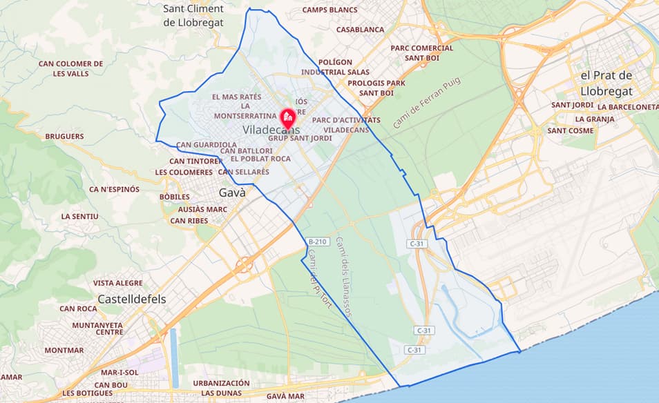 Cómo llegar a Viladecans en Limusina