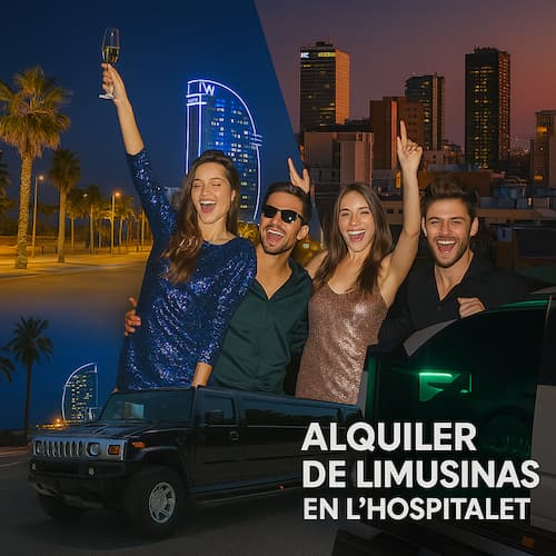 Limusina Hospitalet de Llobregat: alquiler limusina Hospitalet para bodas, fiestas y transfers VIP